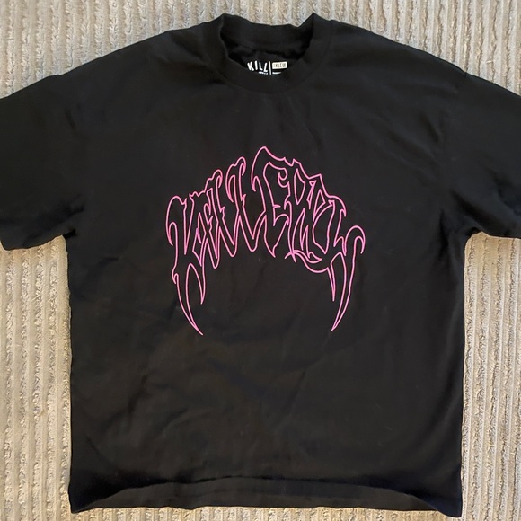 Kill Crew Black and Pink Short Sleeve Tee - Picture 2 of 7